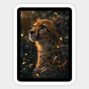 Cheetah Sparks Sticker